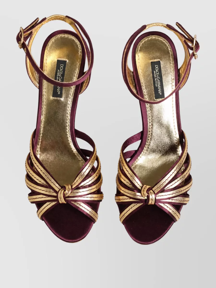Dolce&Gabbana Silk Keira Mules