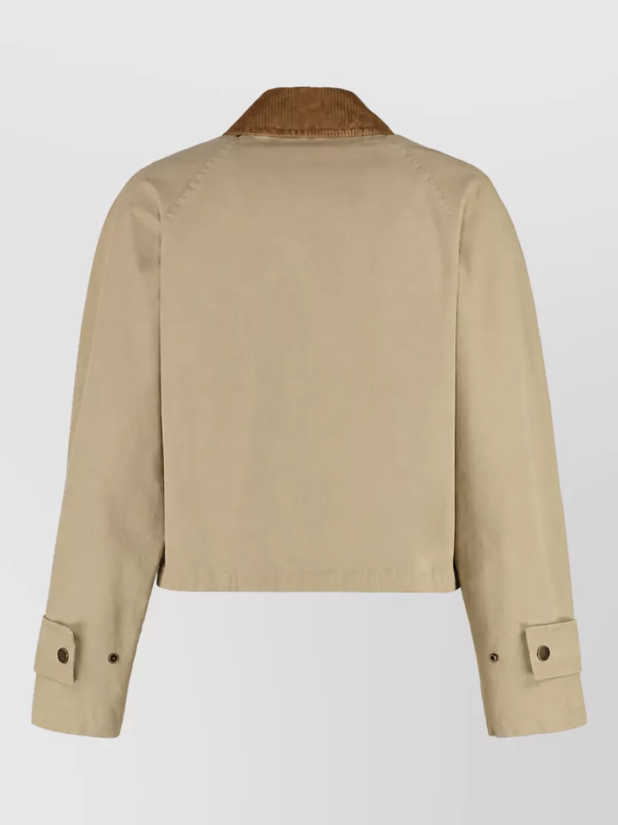 Burberry Cropped Denim Jacket