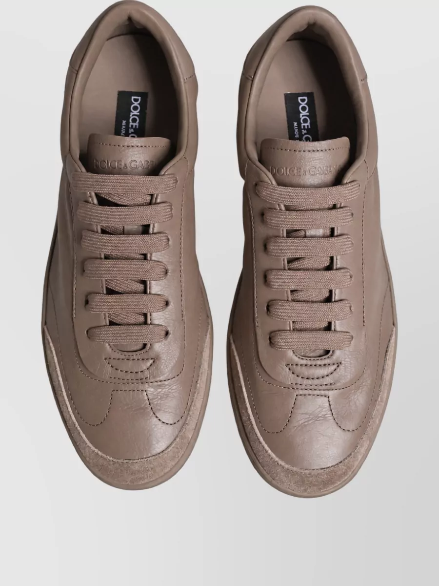 Dolce&Gabbana Calf Leather Low Top Sneakers