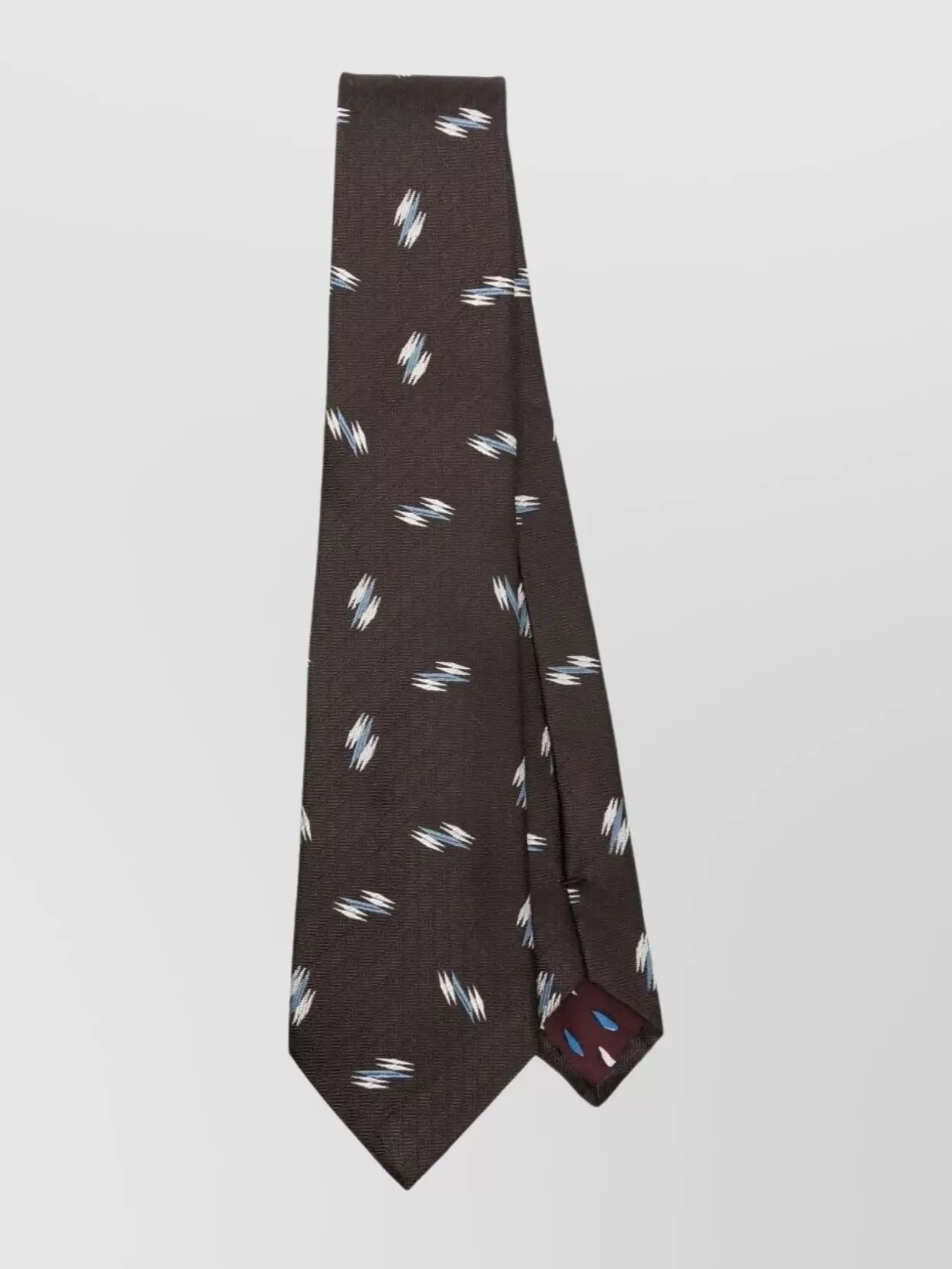 Paul Smith Retro Patterned Tie For Men In Brown
