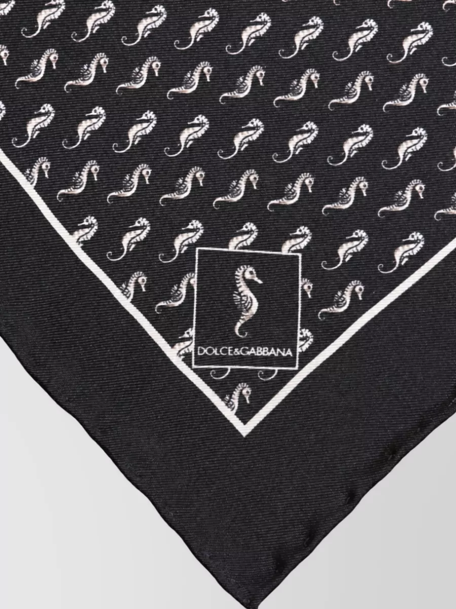 Dolce&Gabbana silk printed square scarf