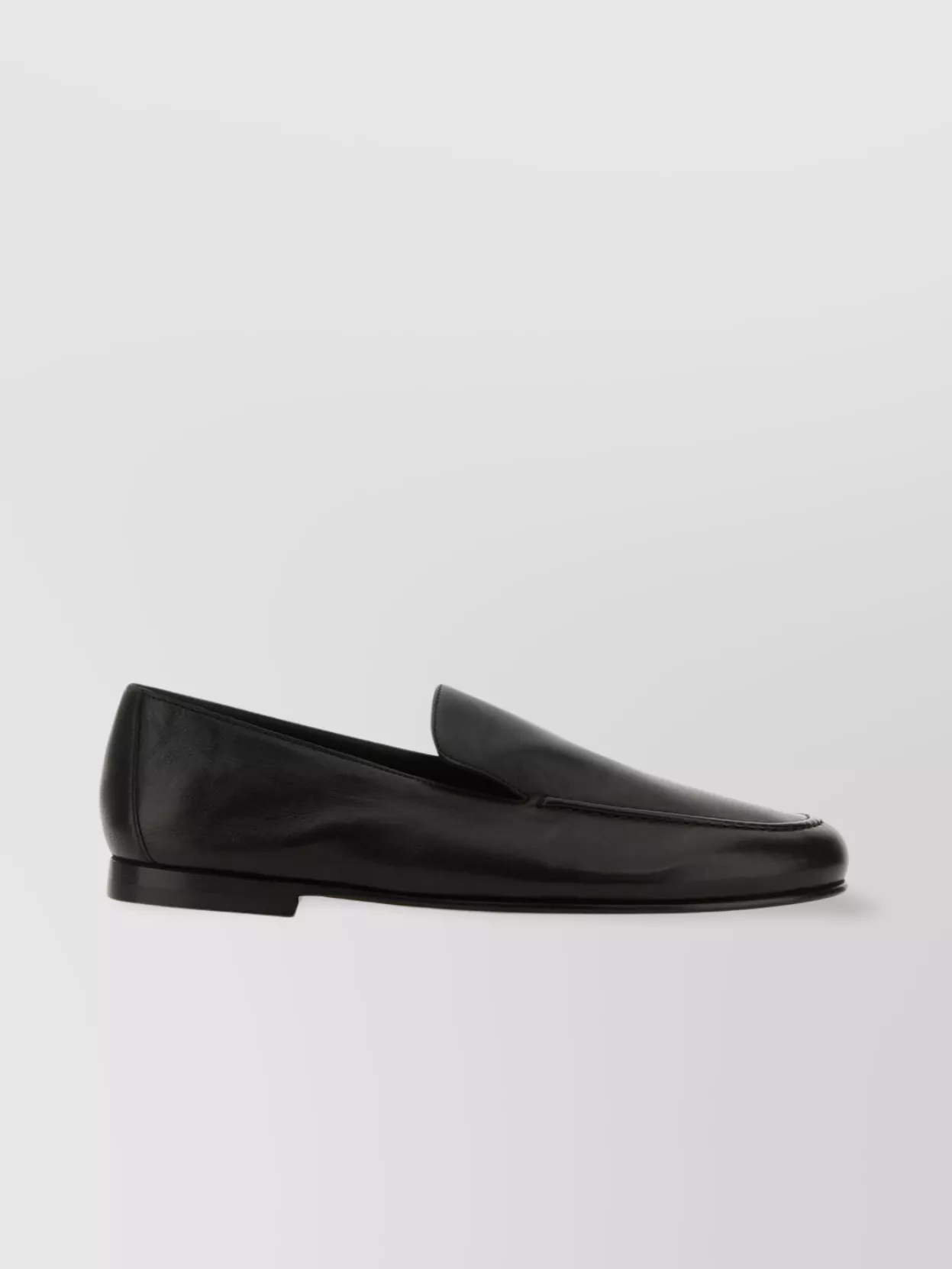 Shop The Row Colette Loafers In Smooth Pebble Calf Leather
