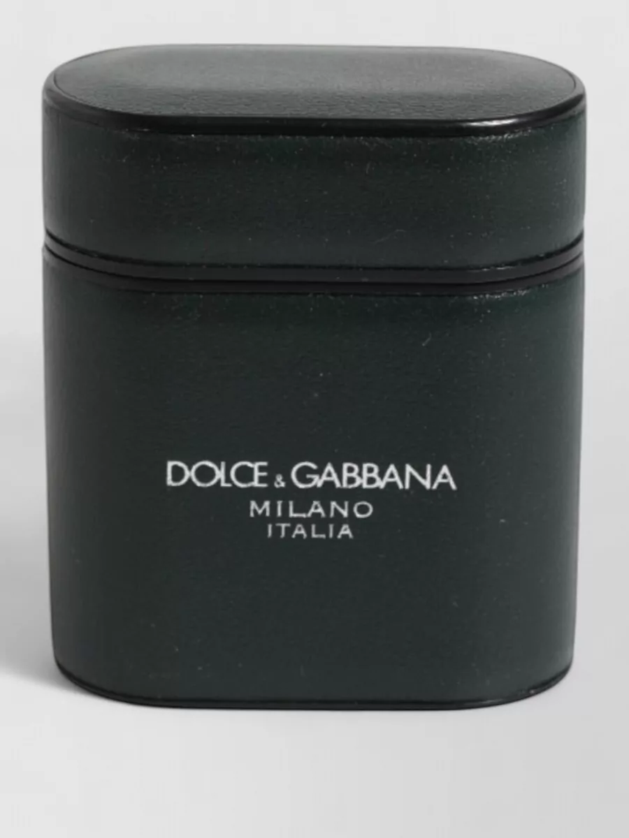 Dolce&Gabbana leather logo print airpods case