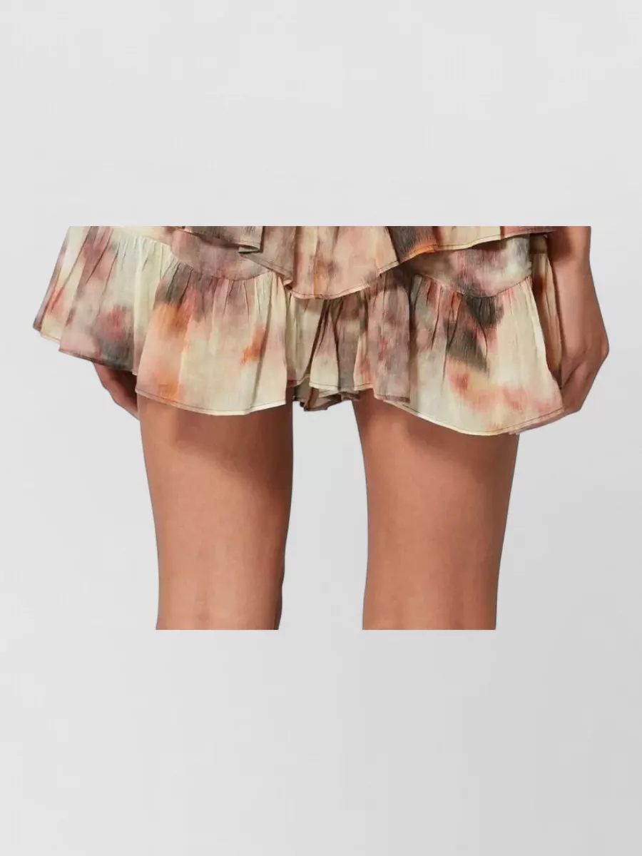 Isabel Marant Etoile Ruffled Cotton Mini Shorts