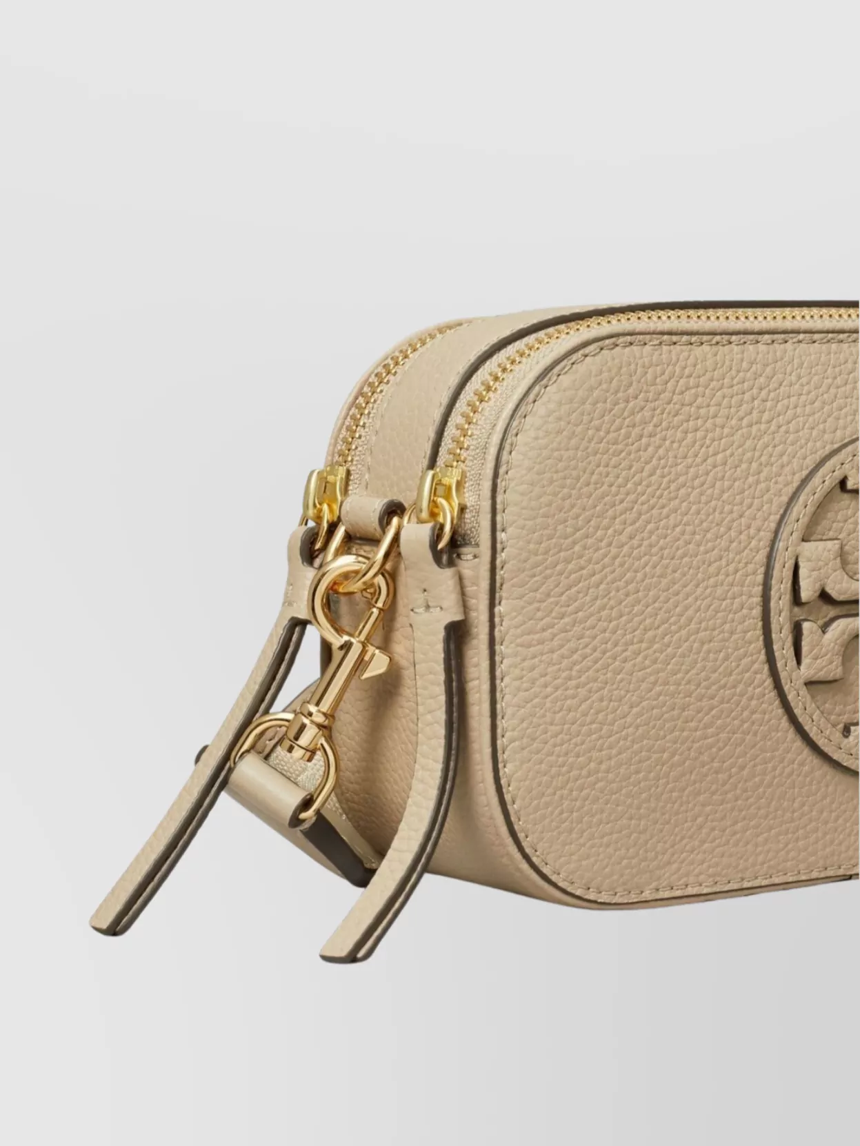 Tory Burch Mini Leather Camera Bag With Adjustable Strap