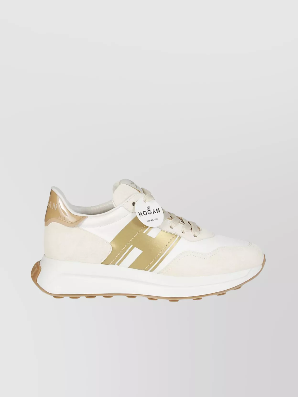 Shop Hogan Scam Running Ny H Oro Sneakers