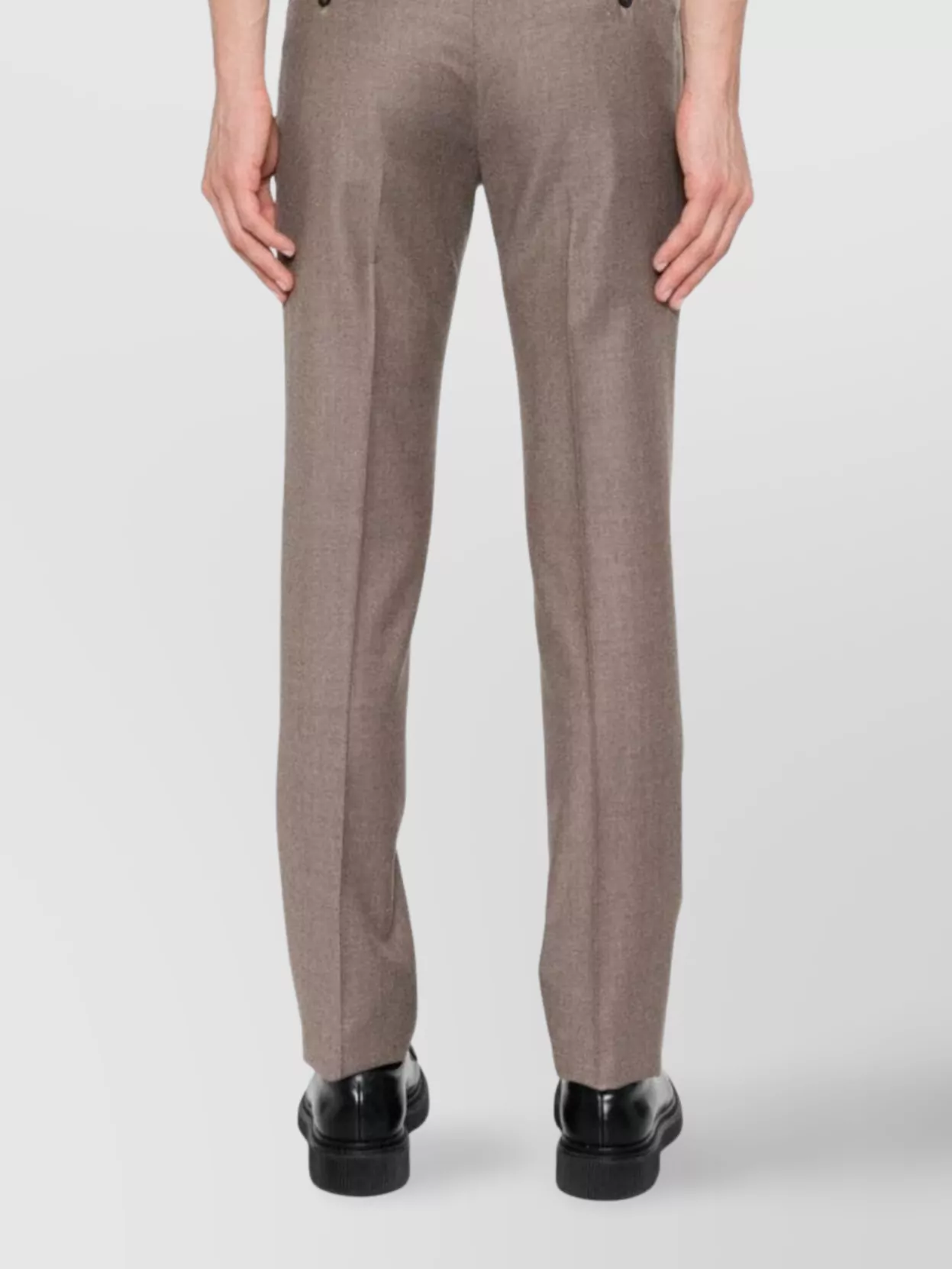 Incotex Tailored Trousers With Pockets And Belt Loops In Neutral
