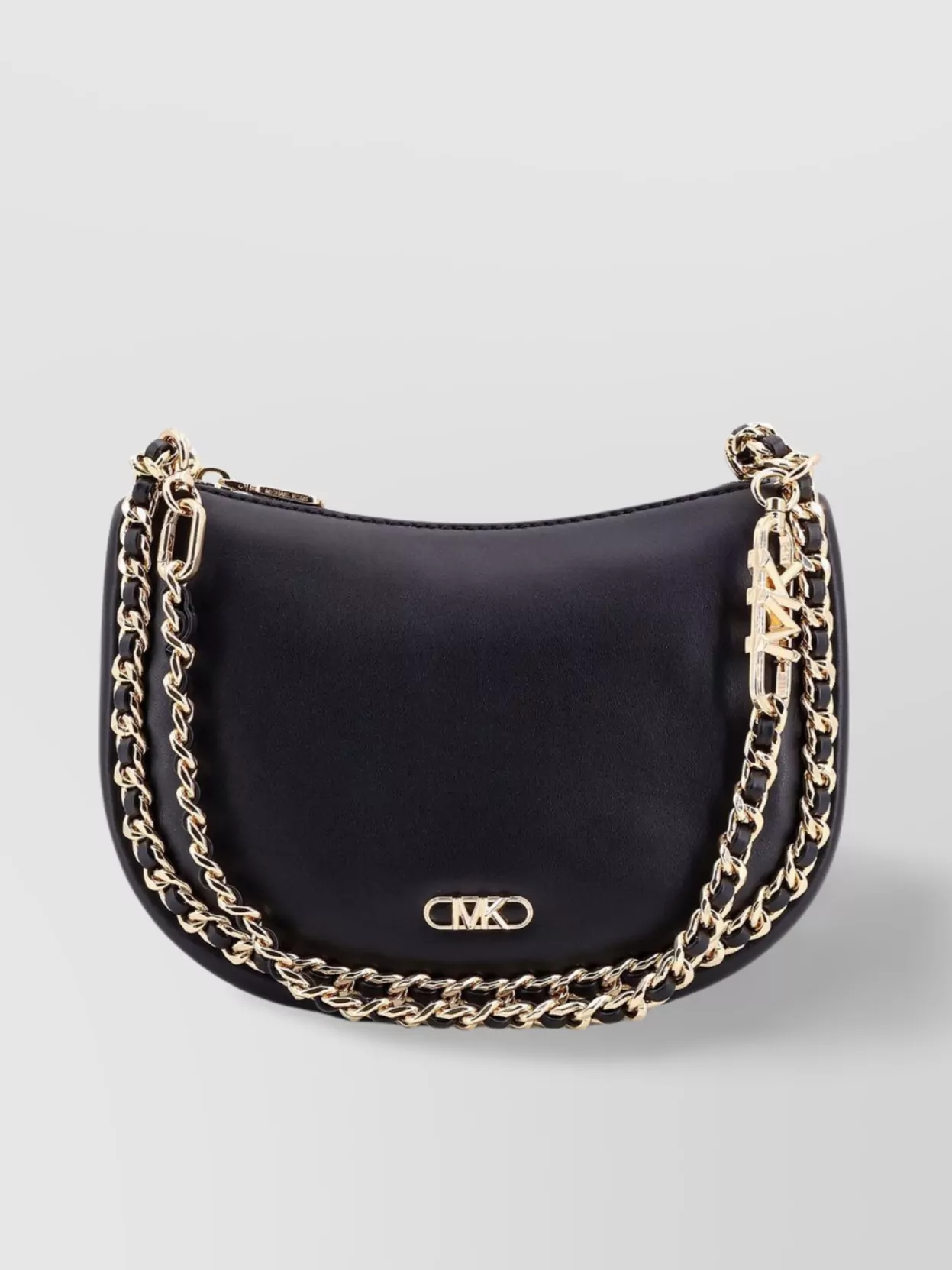 Michael Kors Kendall Leather Shoulder Bag With Frontal Monogram