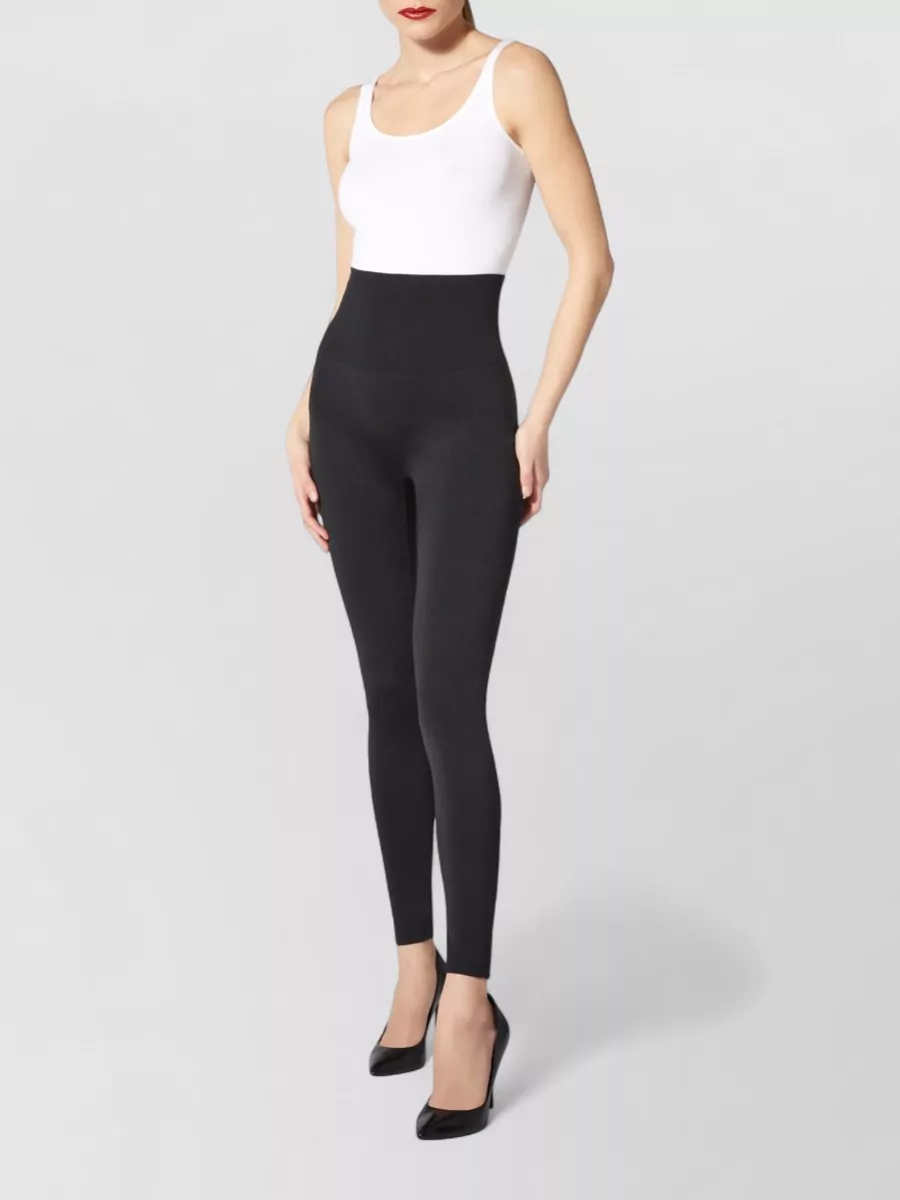 Wolford High Waist Seamless Trousers Leggings Style In Blue