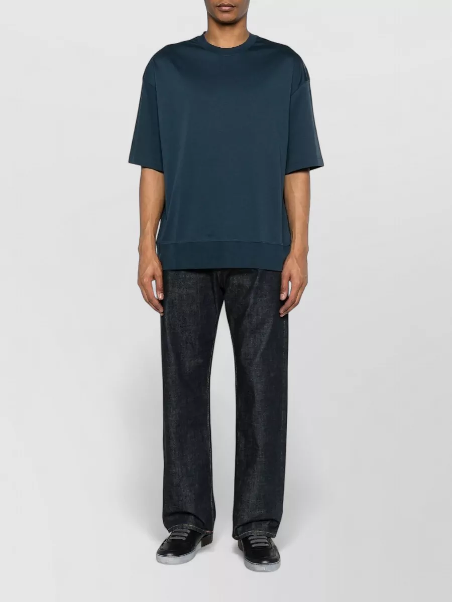 Calvin Klein Mercerized interlock crew t-shirt