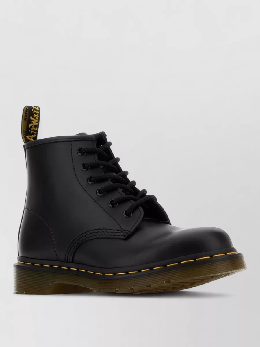 Dr Martens leather ankle lace-up boots
