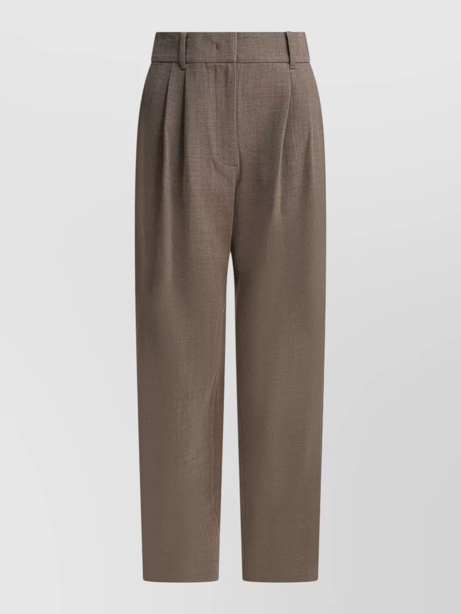 SANDBEIGE wool tailored trousers