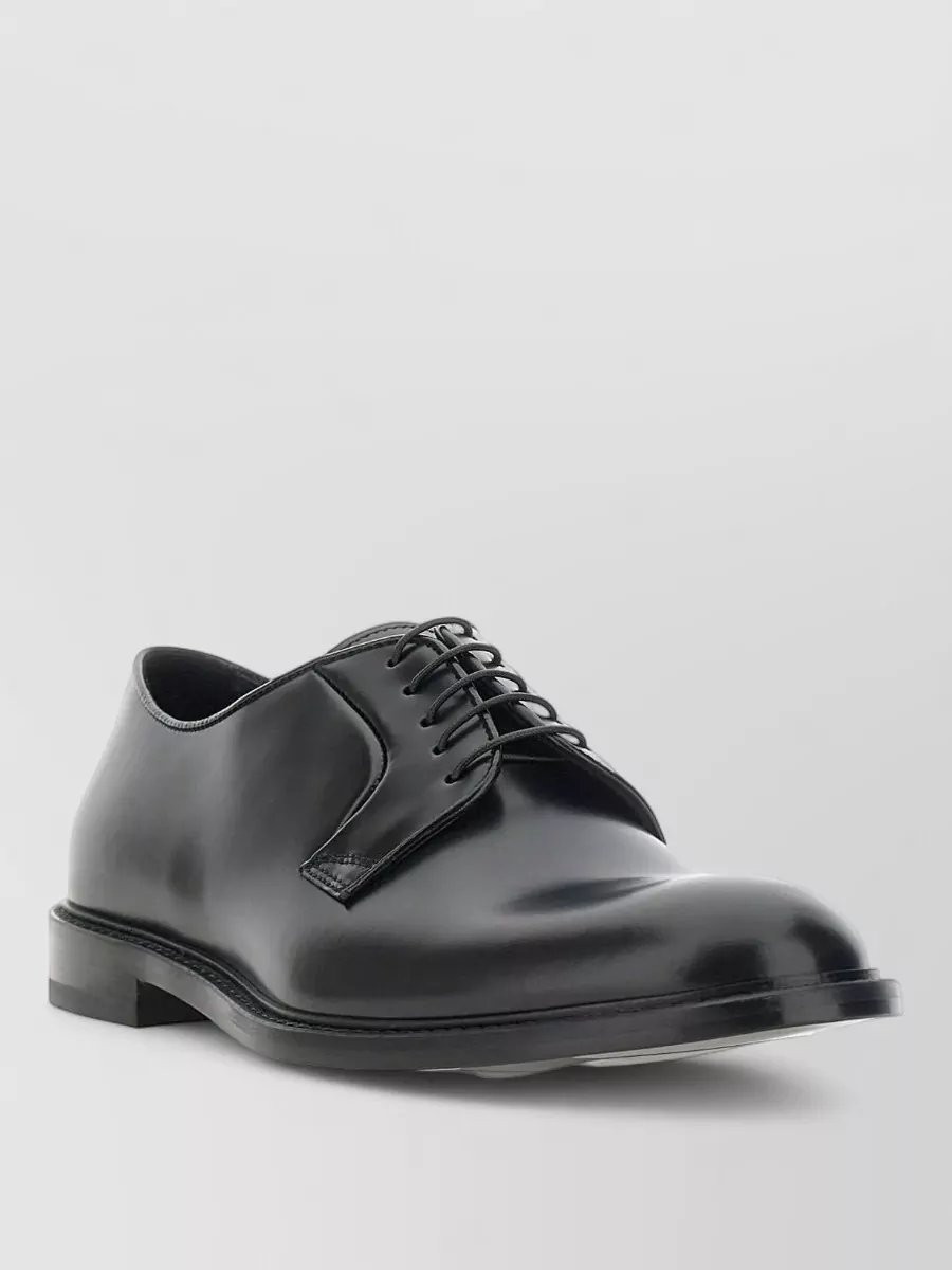 Doucal's Leather Derby Lace-Up Shoes