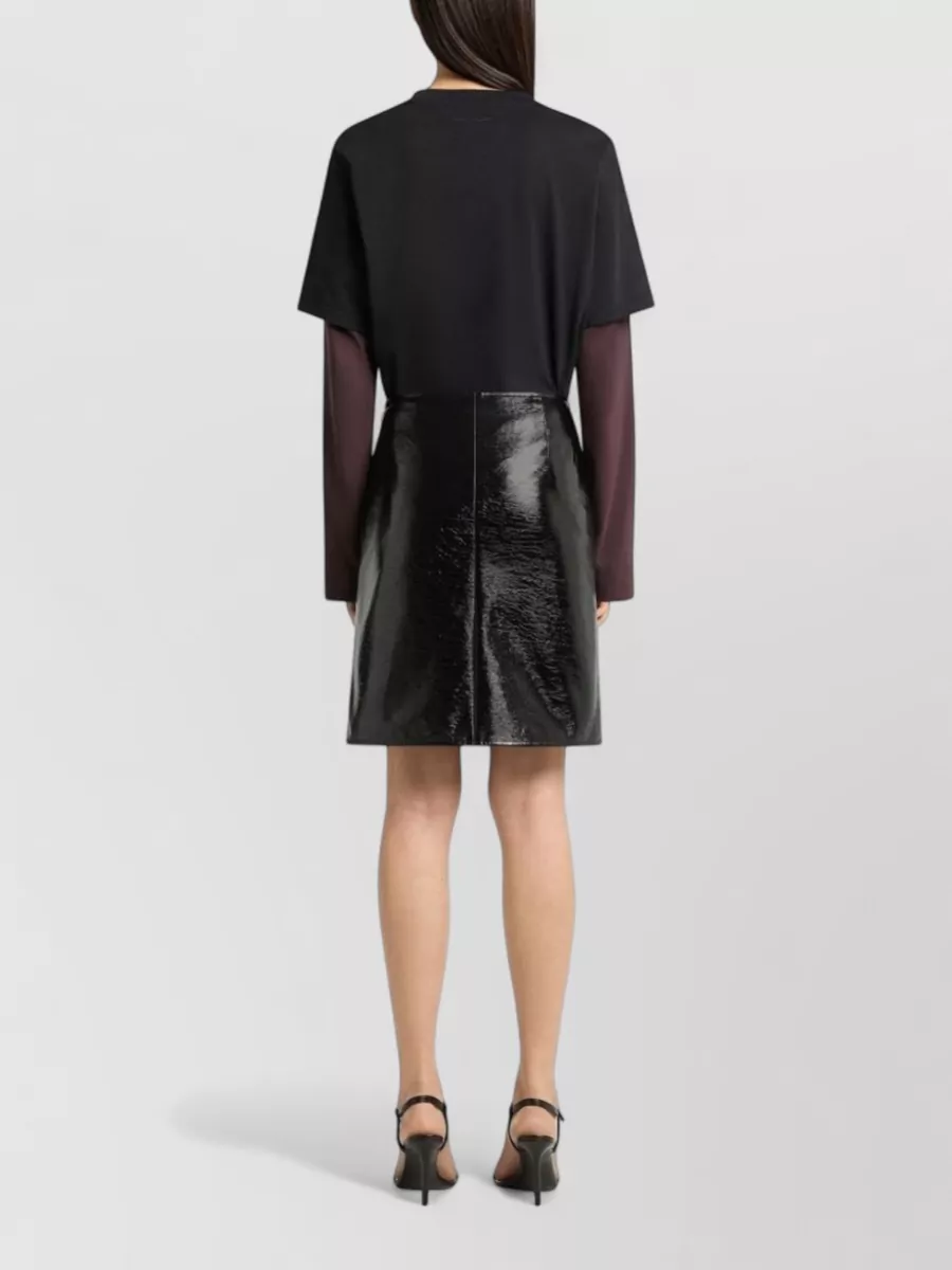 Courrèges Cotton Fitted Skirt