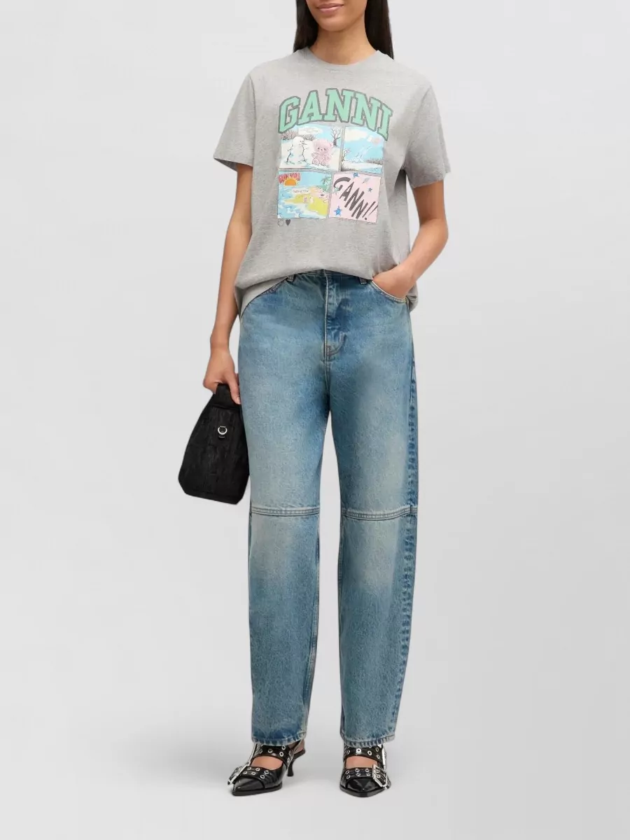 Ganni Logo Print T-Shirt