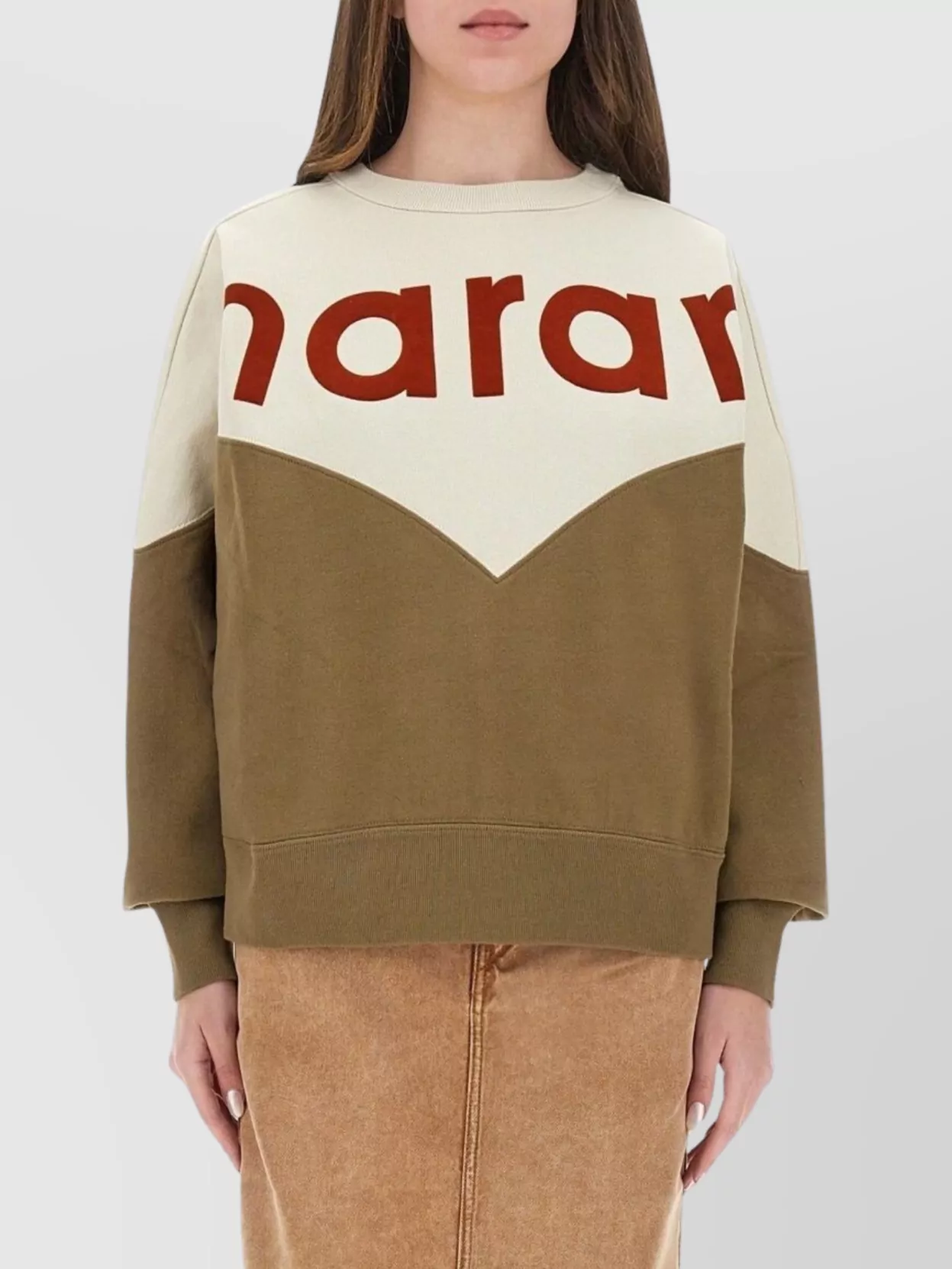 Isabel Marant Etoile Crew Neck Color Block Knitwear