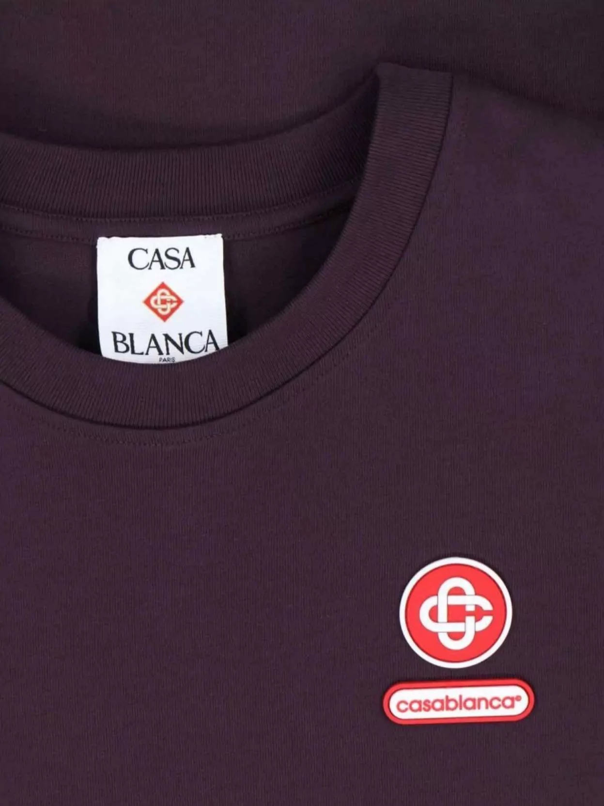 Casablanca Crew Neck T-Shirt Short Sleeves