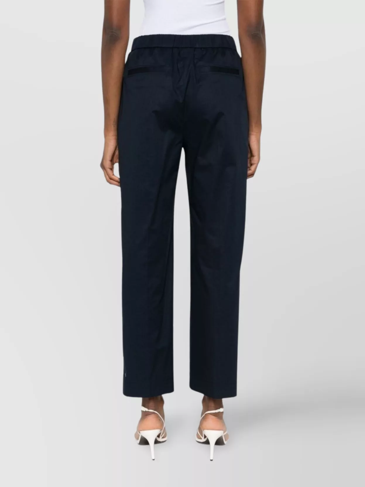 Boss Trousers Linen Belt Loops