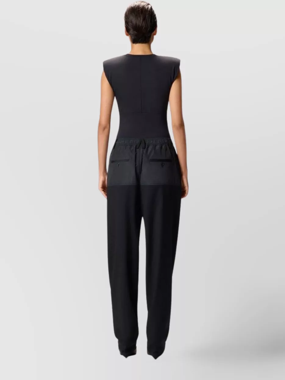 Pinko Fitted Sleeveless Top Keyhole Detail