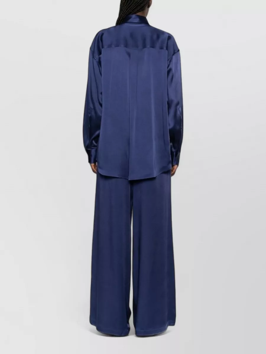 Stella Mccartney Shirt Featuring Pearls Chest Pocket Collared Neck