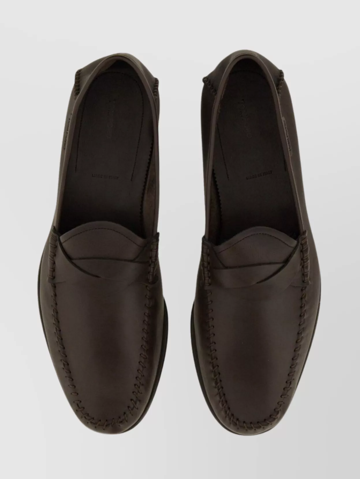Tom Ford "Ripley" Loafers Detailing Round Toe