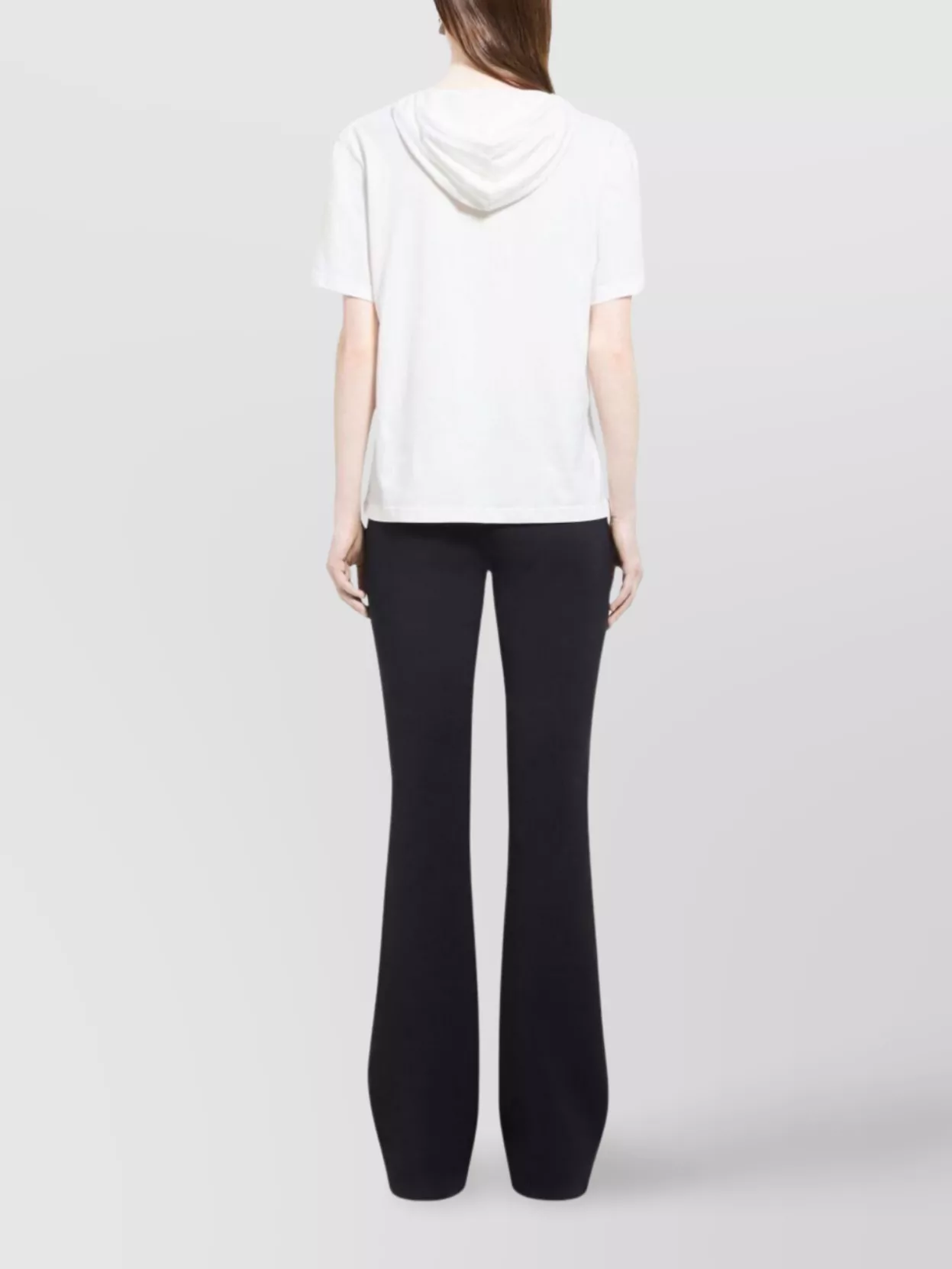 Courrèges Hooded Short Sleeves T-Shirt