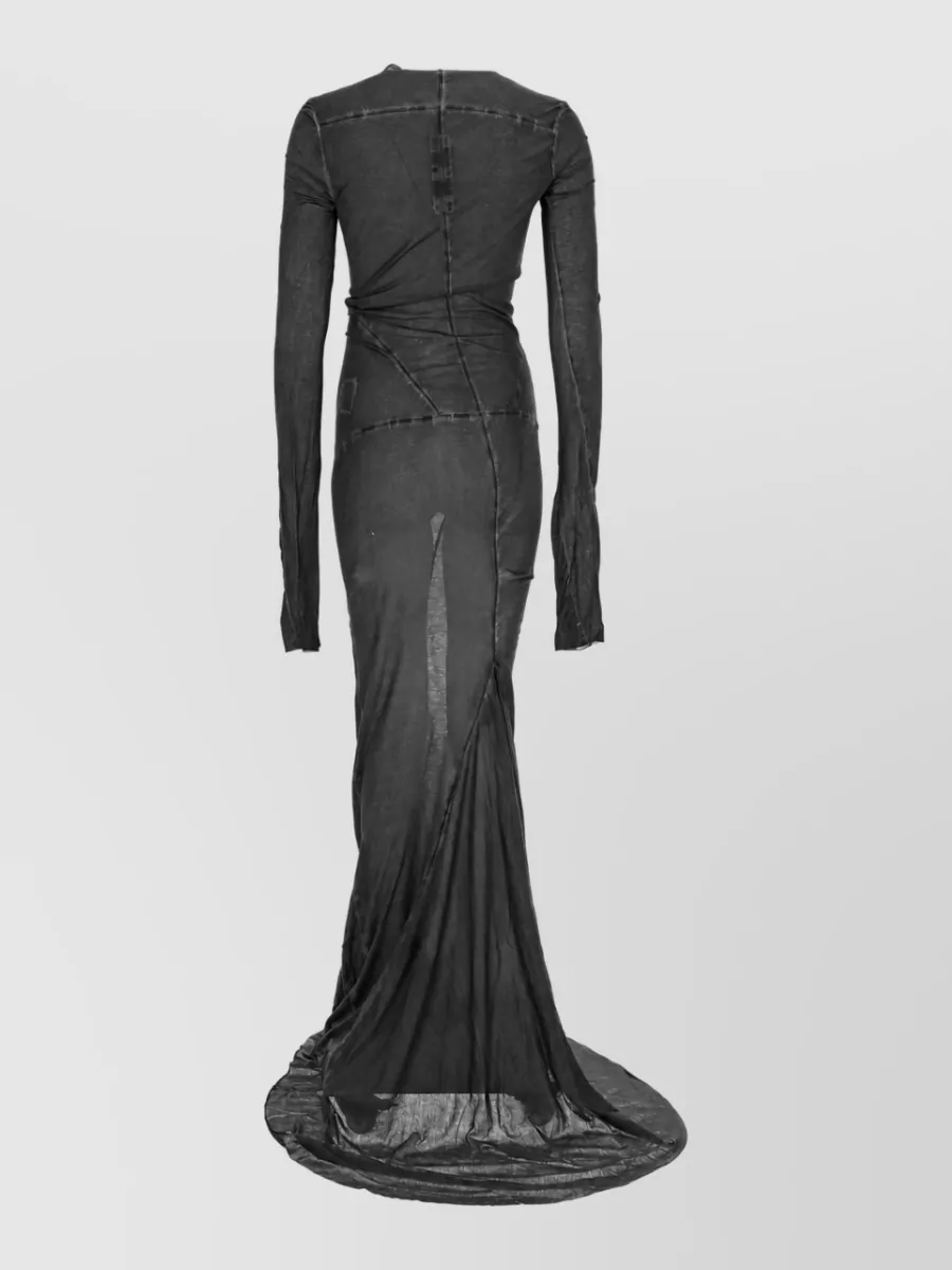 Rick Owens Drkshdw Cotton Maxi Dress