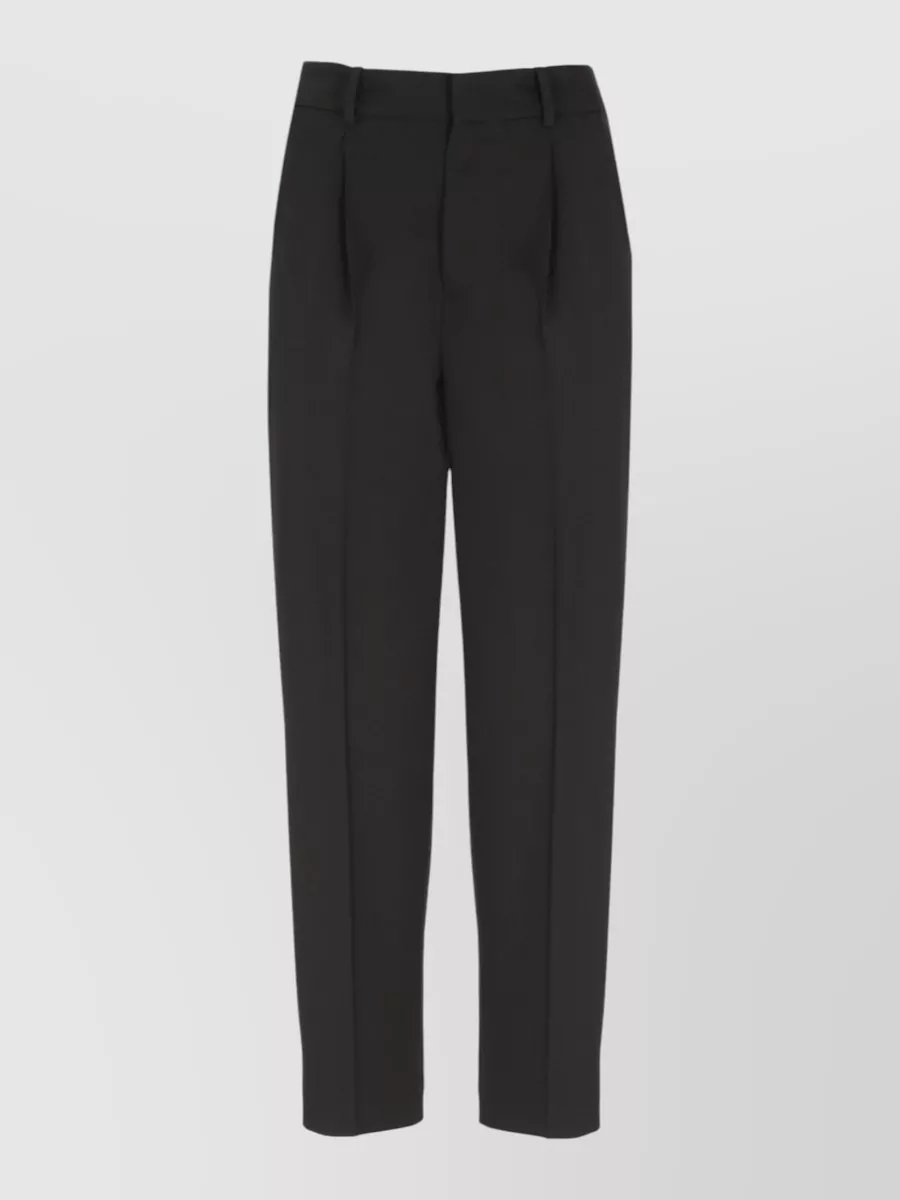 Pt Torino cropped straight-leg trousers