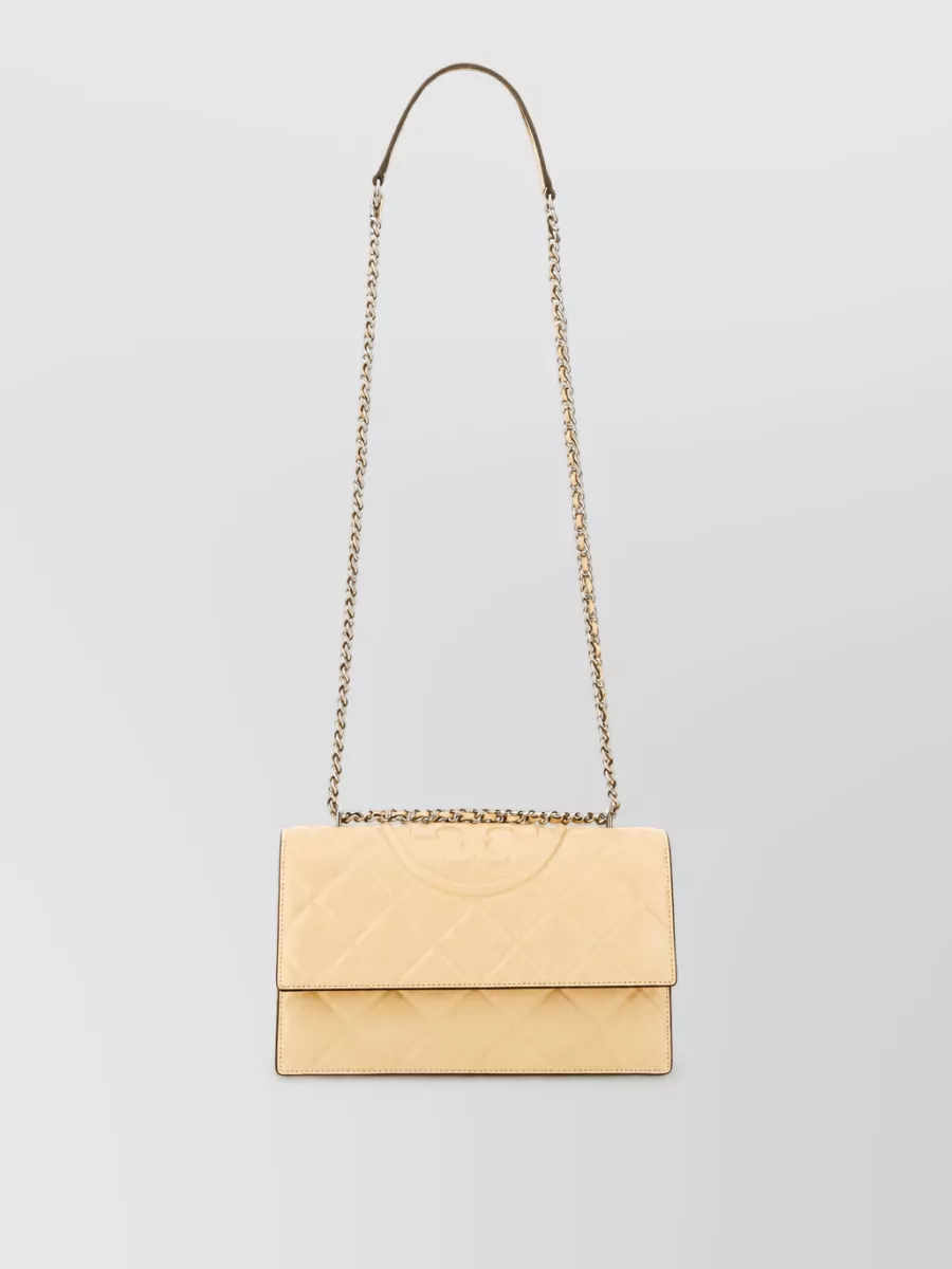 Tory Burch Fleming Leather Clutch Bag