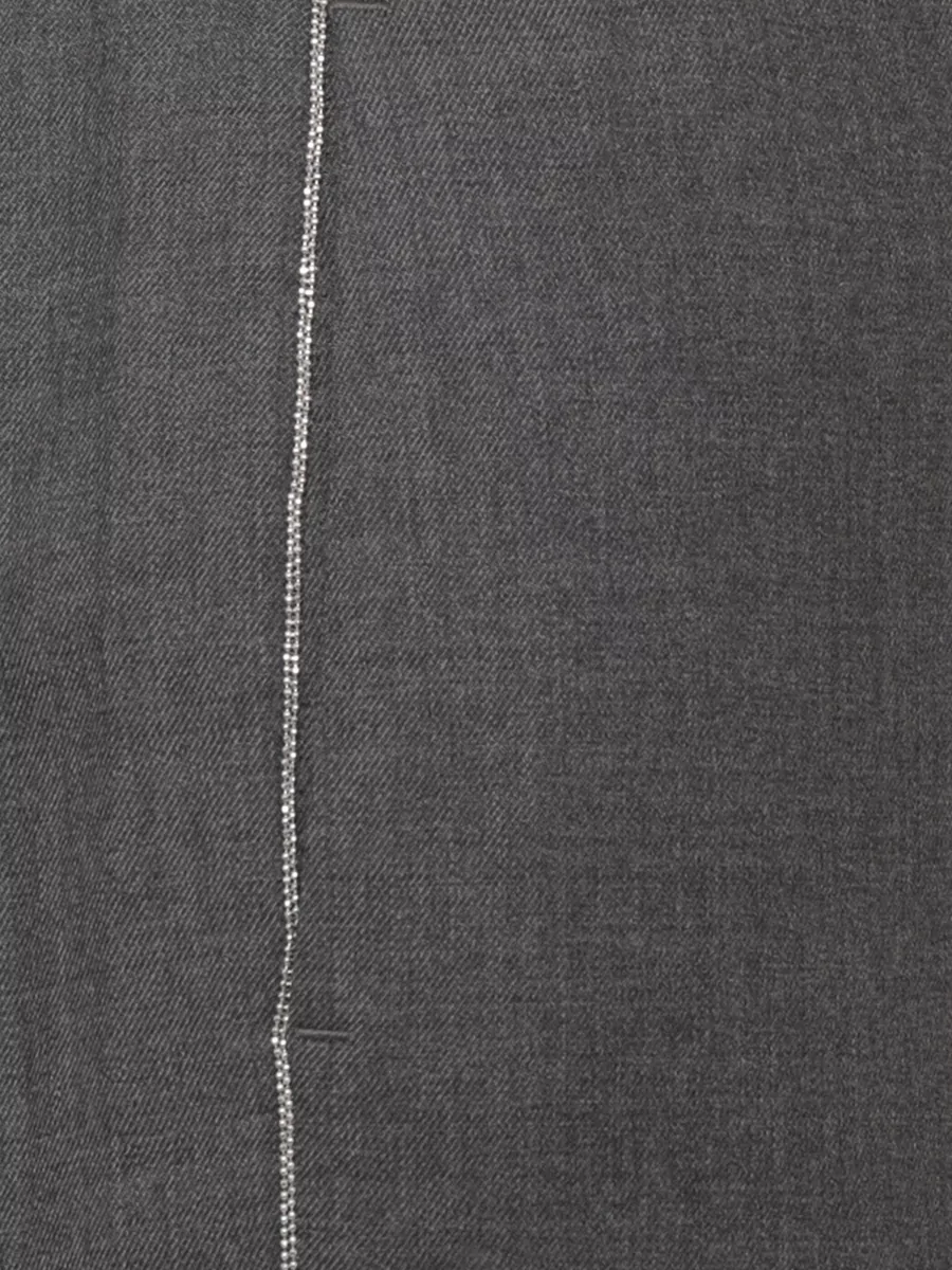 Peserico Virgin Wool Straight-Leg Tailored Trousers
