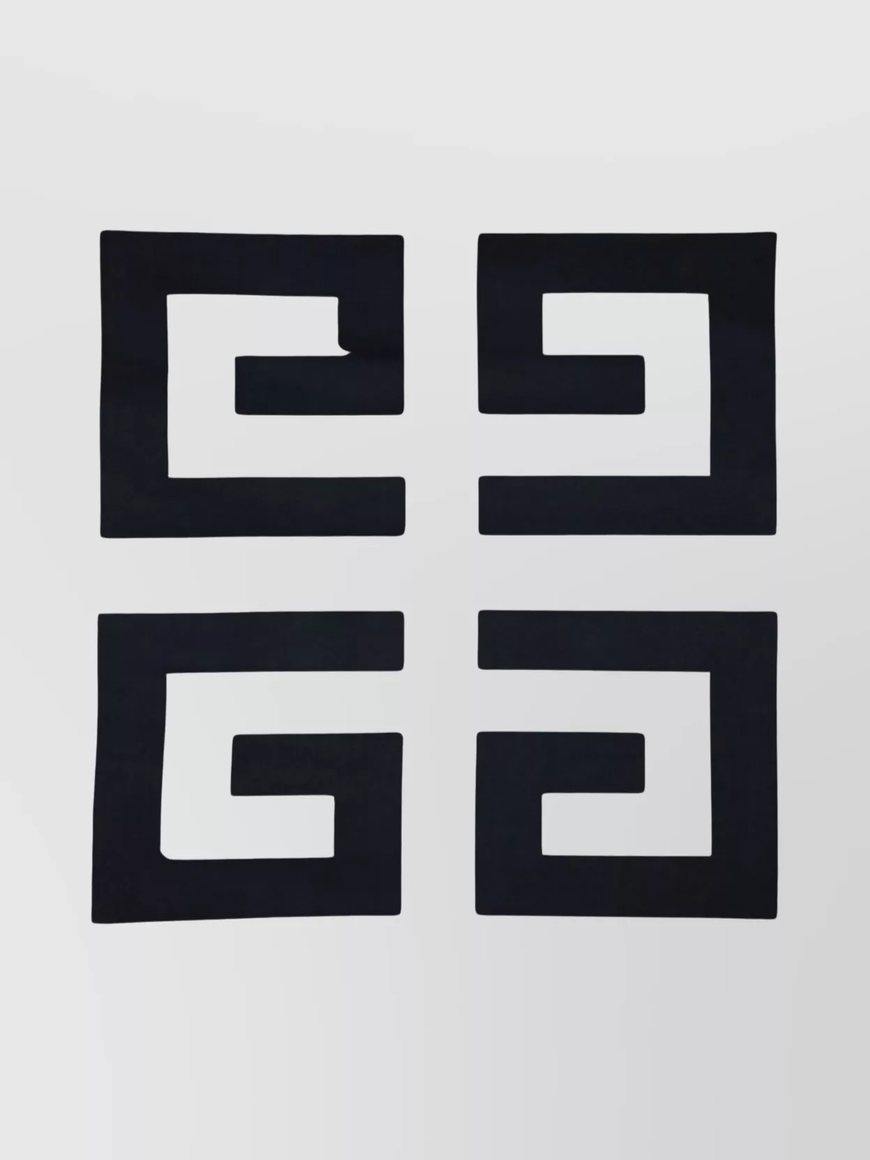Givenchy Geometric Pattern Cotton Beach Towel