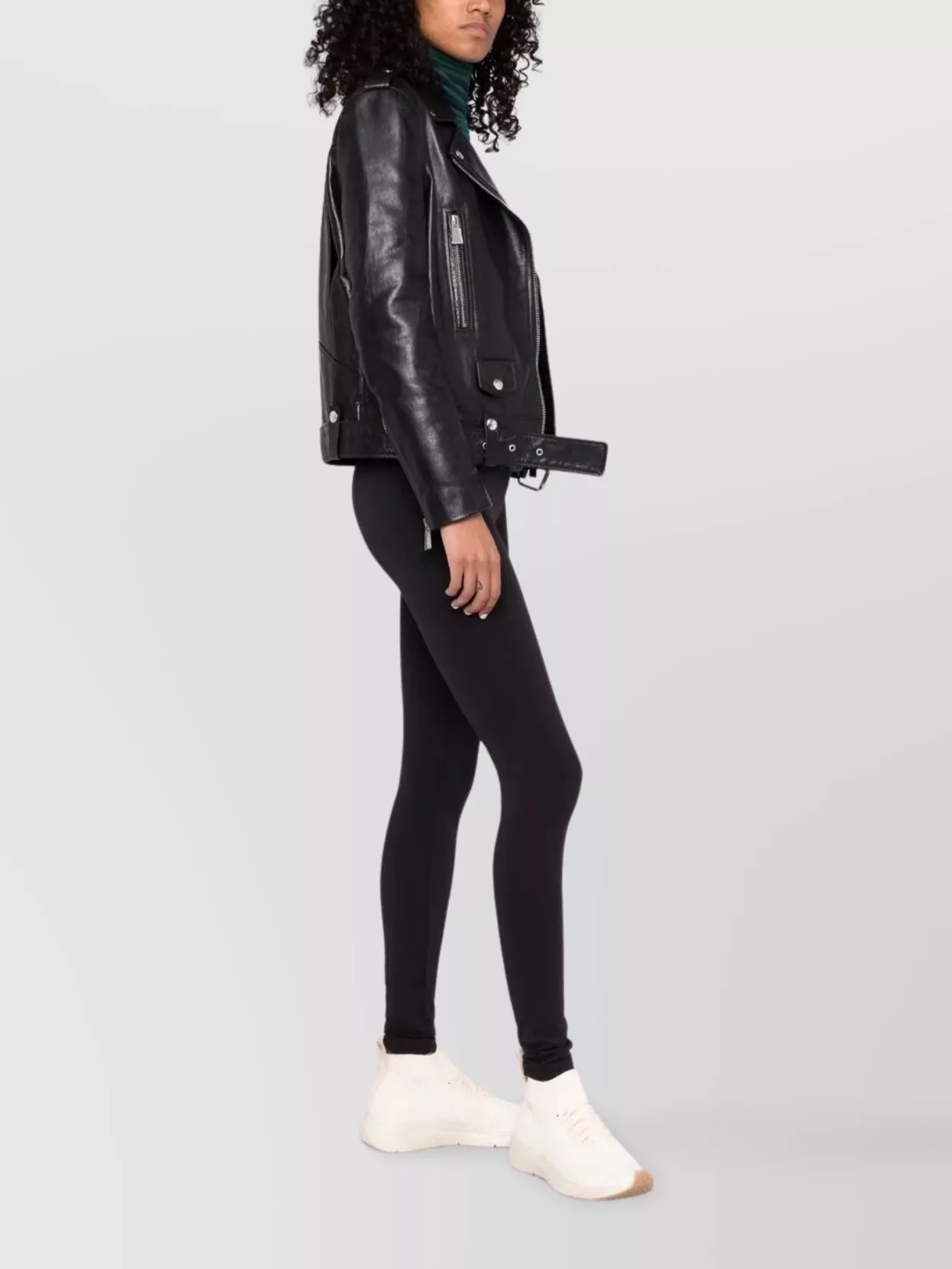 Shop Wolford Aurora Light Shape Leggings In Black
