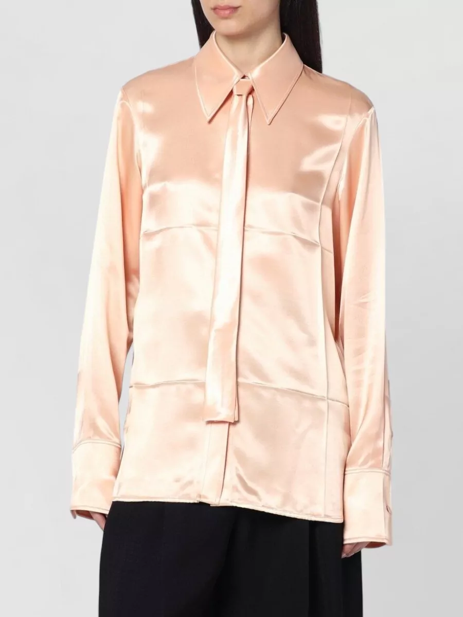 Jil Sander Tie detail shirt