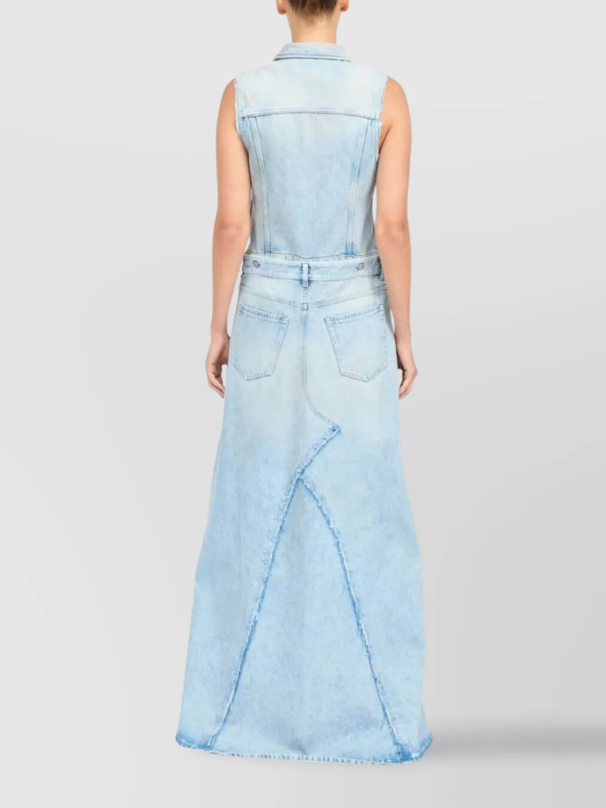 Mm6 Maison Margiela Maxi Dresses Patchwork Detail