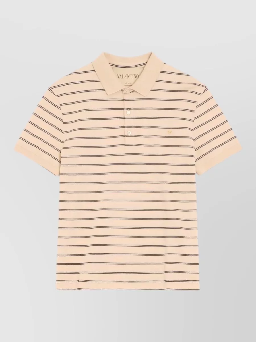 Valentino Garavani Short-Sleeve Polo Shirt