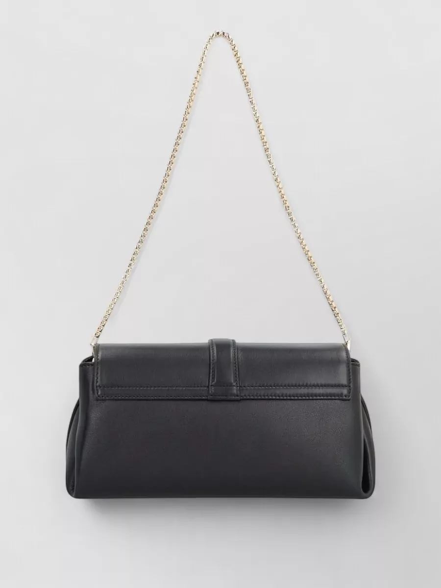 Ferragamo Gancini Leather Shoulder Bag