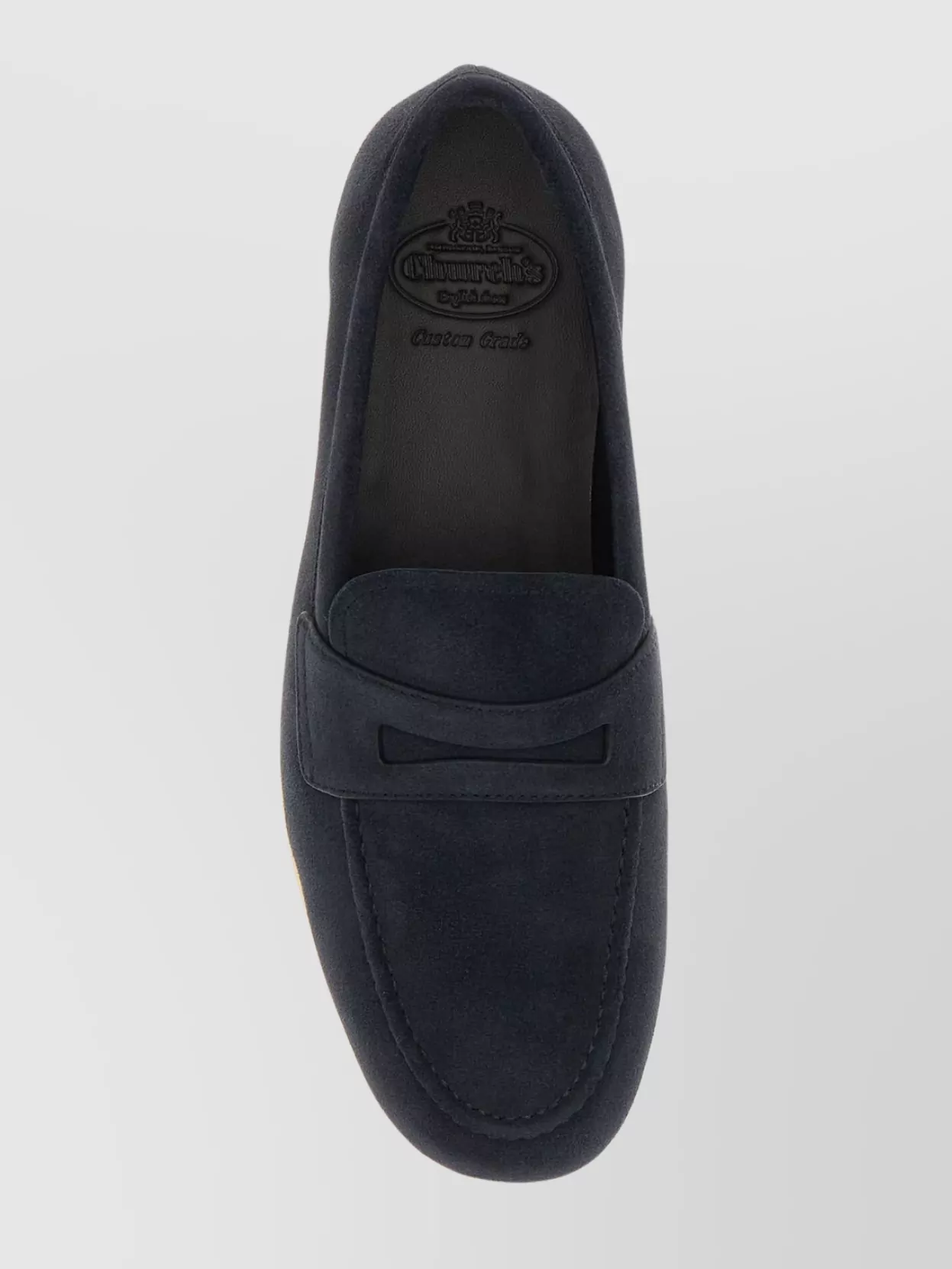Church's Suede Loafers With Tapered And Round Toe