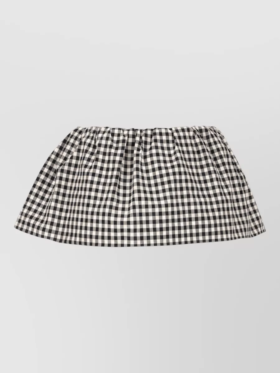 Miu Miu Cotton mini skirt