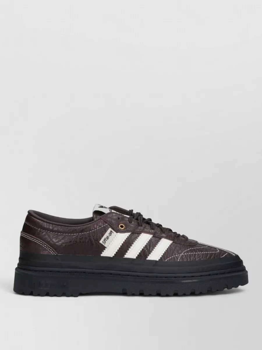 Adidas Leather Low Top Lace-Up Sneakers