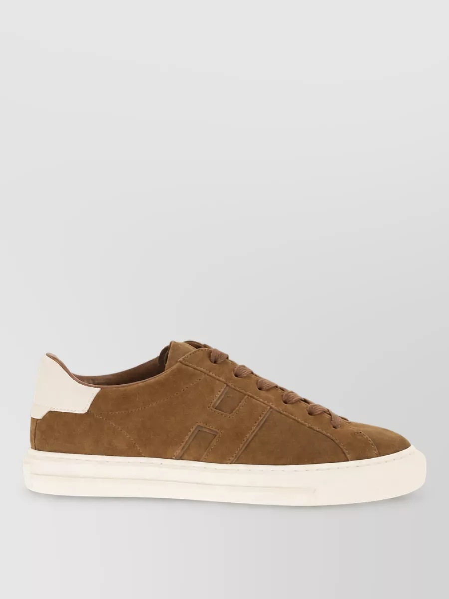 Hogan Suede Leather Lace-Up Trainers