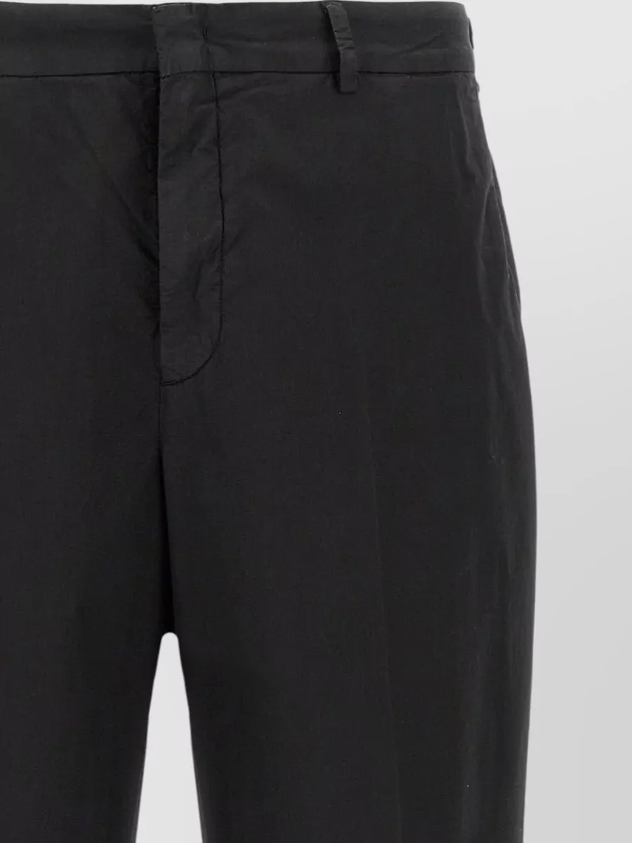 Cellar Door Stretch Cotton Straight-Leg Trousers