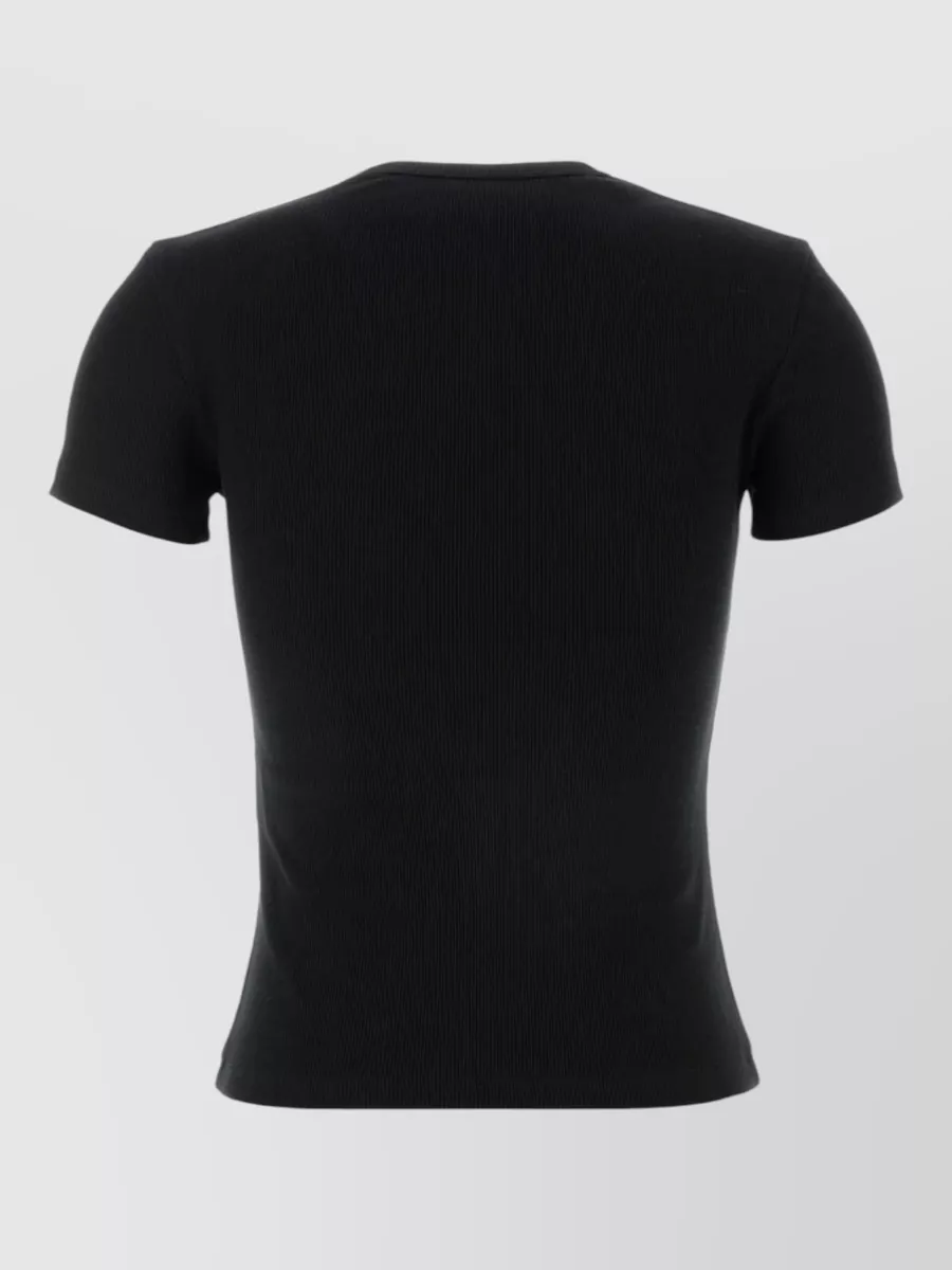 Off-White Stretch Cotton T-Shirt