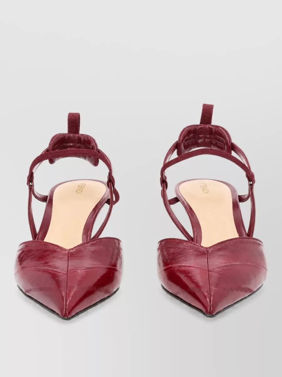 Fendi leather mules