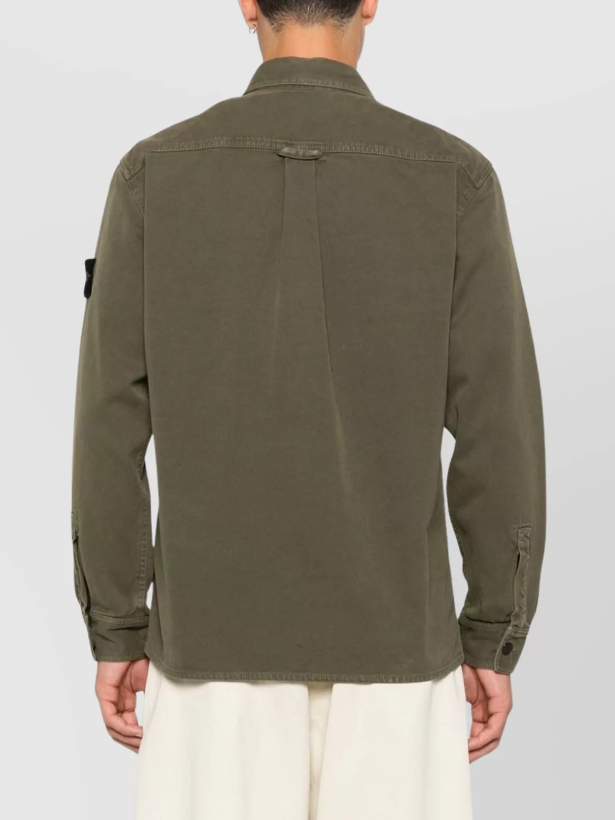 Stone Island Long Sleeve Shirt With Two Chest Pockets