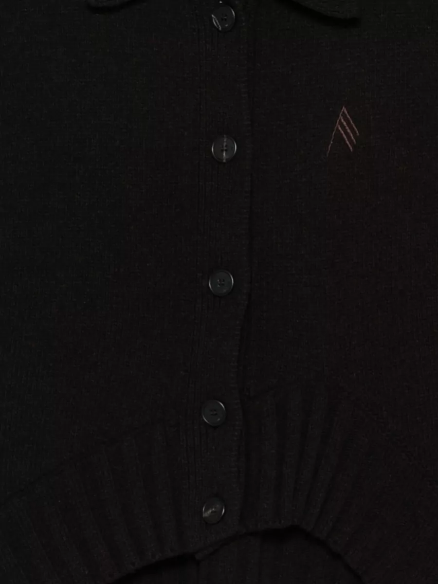 The Attico Collared Shirt Long Sleeves Ribbed Hem