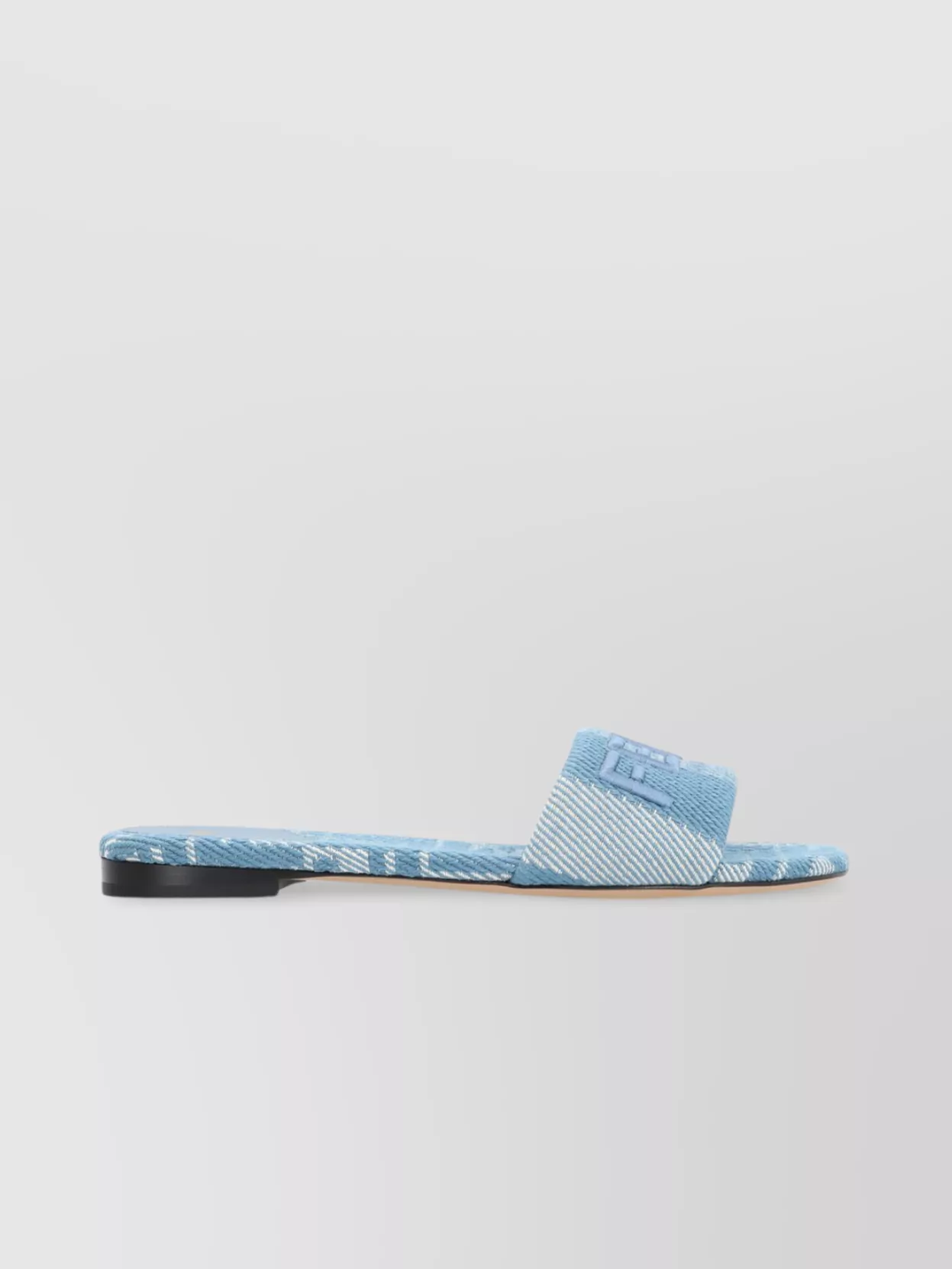 Fendi Sunshine Slides Contrast Stitching