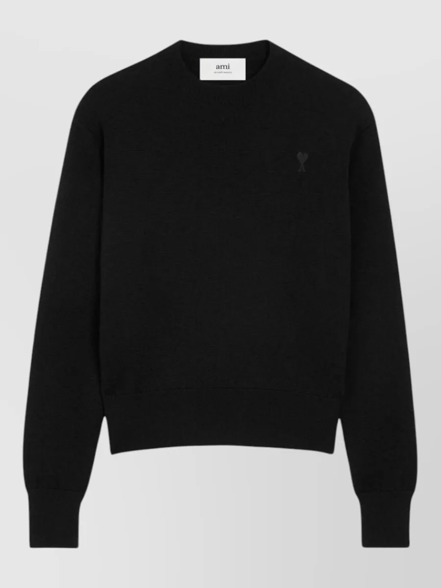 Ami Paris merino wool crewneck jumper