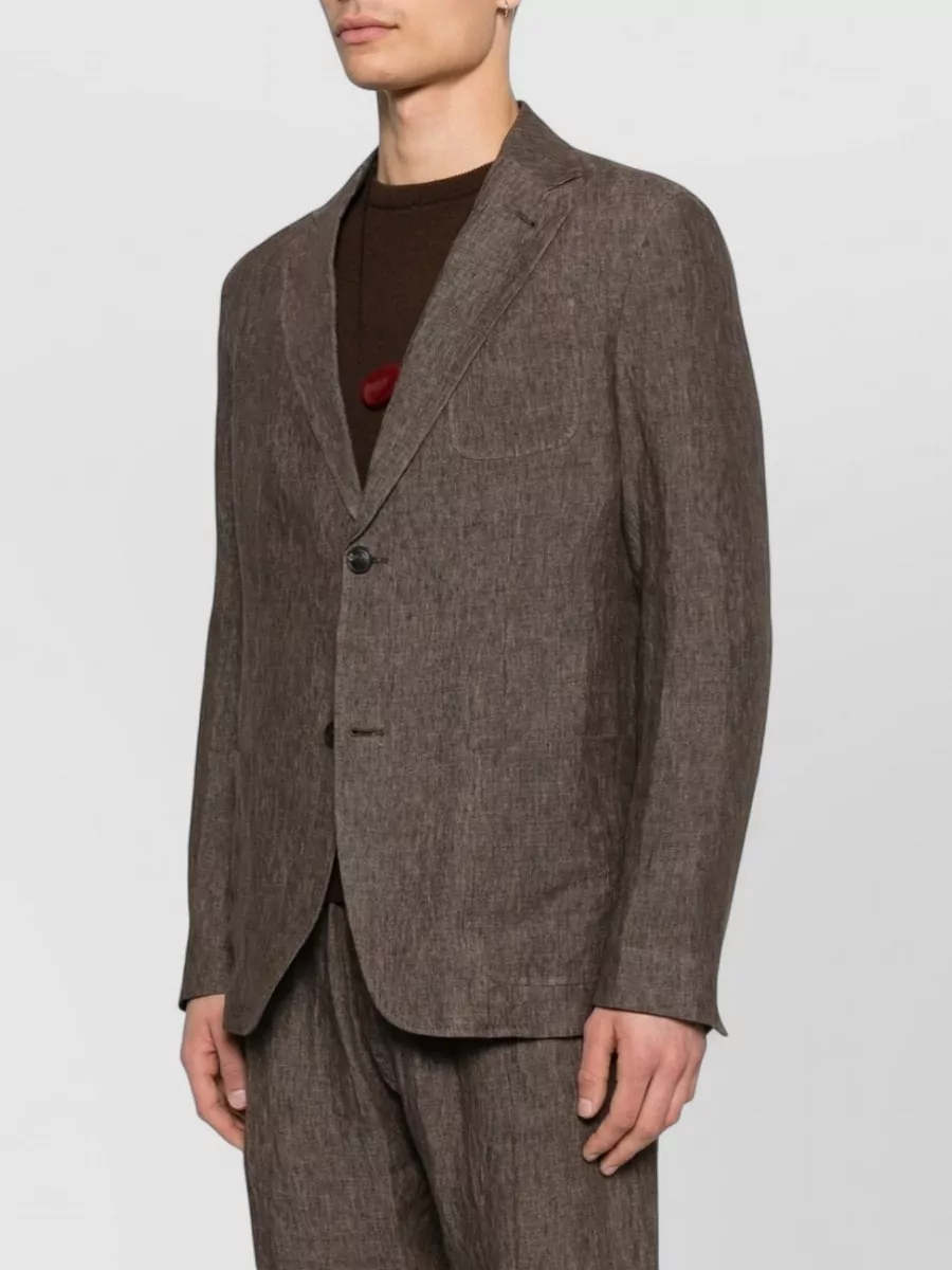 Emporio Armani Single Breasted Blazer Jacket Chest Pocket