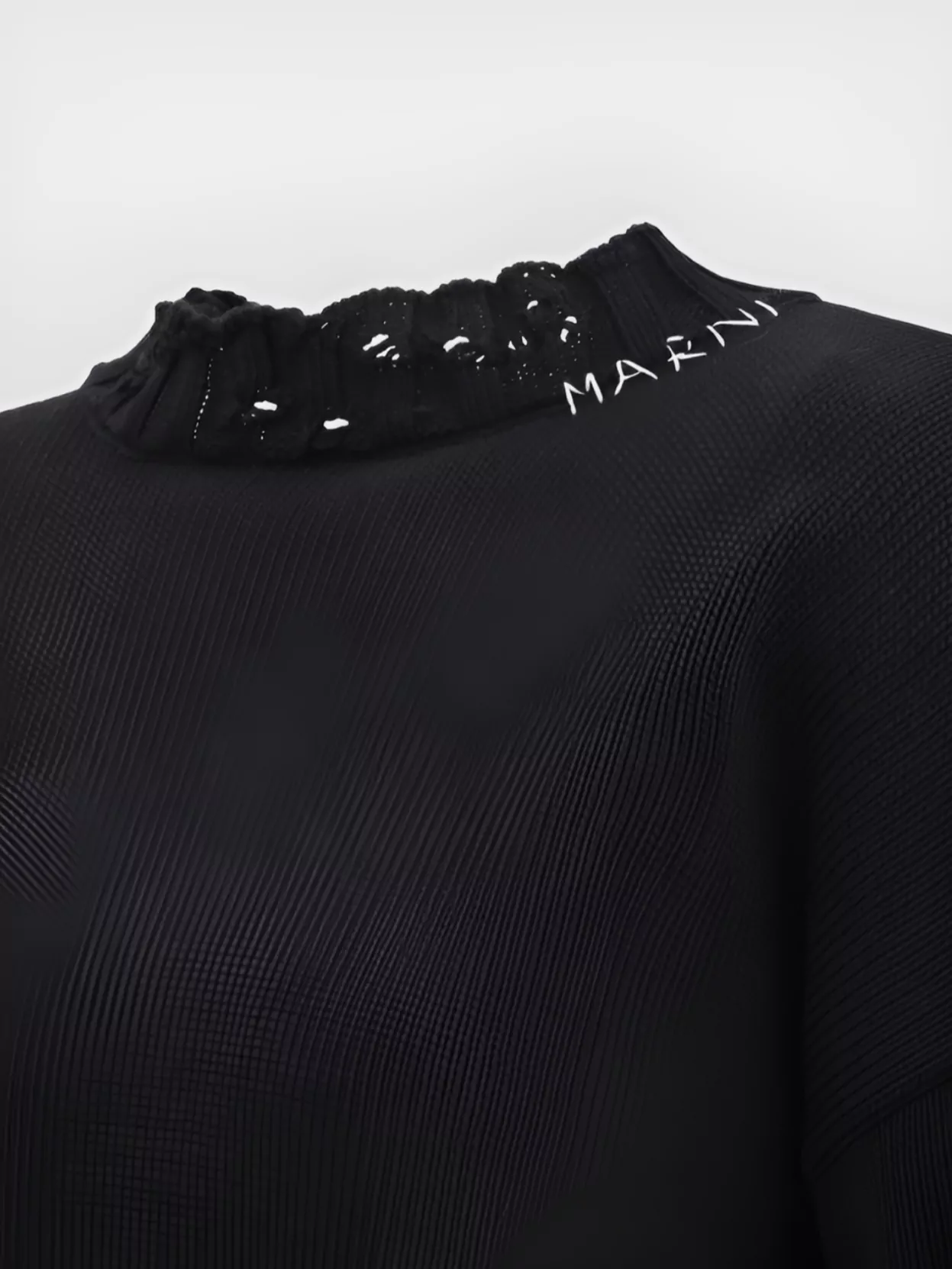 Marni Modern Cut-Out Knitwear Ribbons