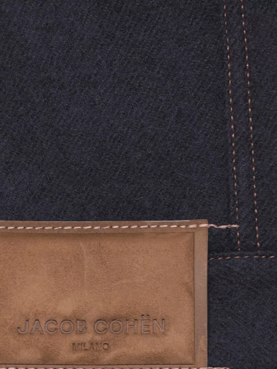 Jacob Cohen Wool Overshirt Jacket Collar Neckline